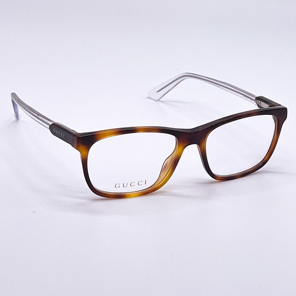 NEW GUCCI GG0490O 003 EYEGLASSES GUCCI GG04900 HAVANA CLEAR - Picture 5 of 11